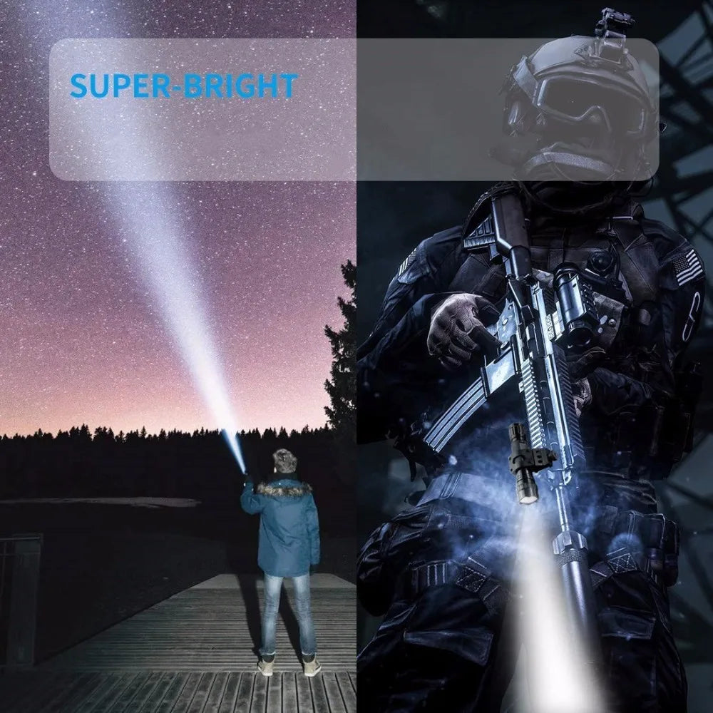 High Power Tactical Flashlight