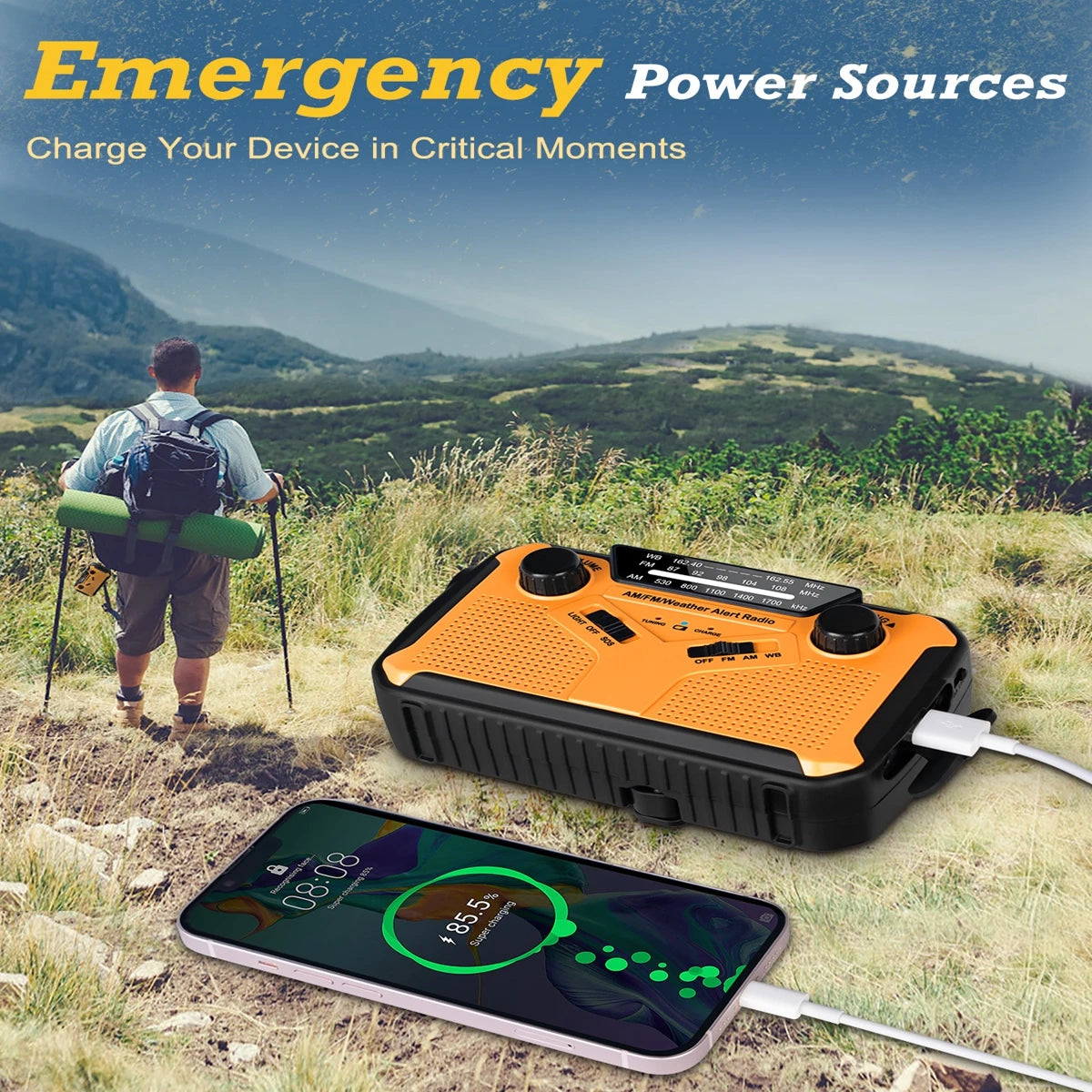 Emergency Hand Crank Radio