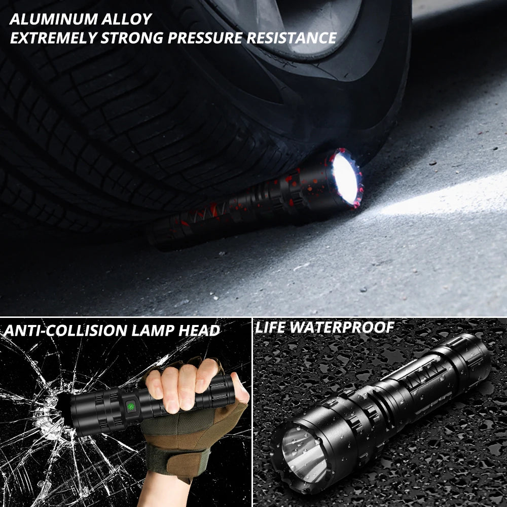 High Power Tactical Flashlight