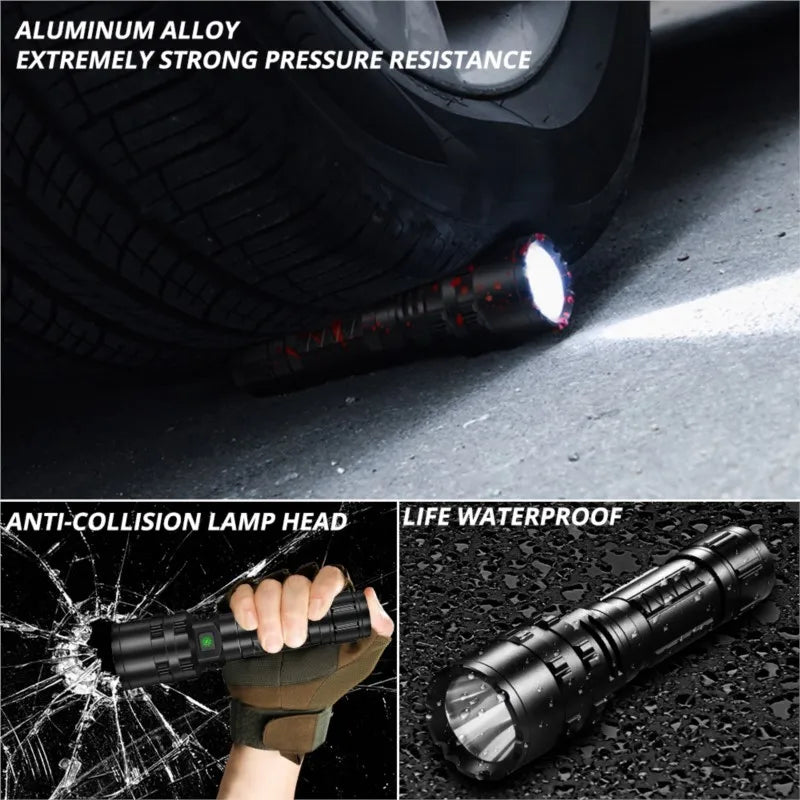 High Power Tactical Flashlight